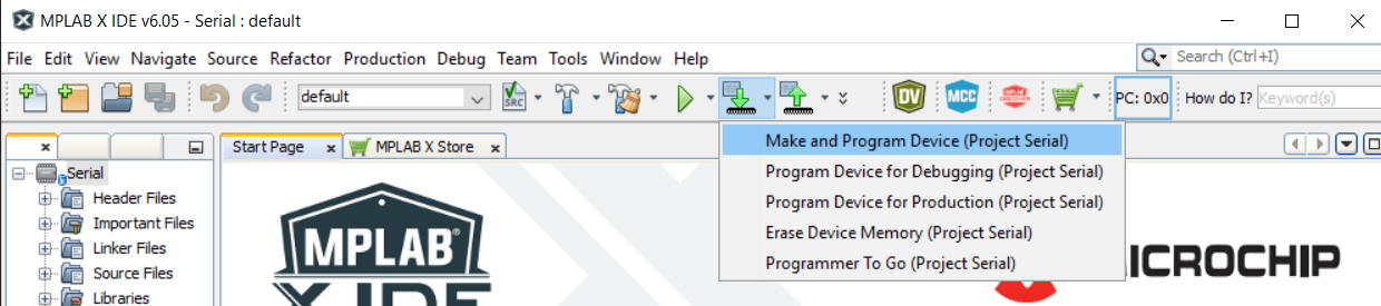 Make and Program Device